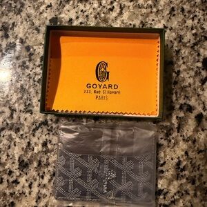 Goyard Black and White Card Holder
